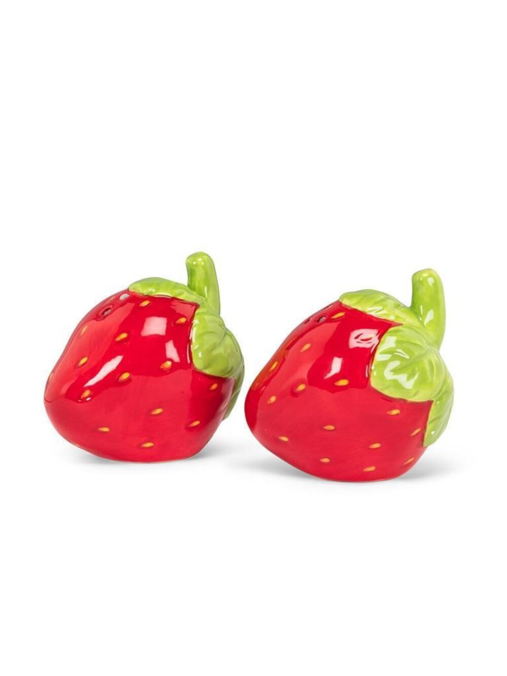Strawberry Salt & Pepper Shakers Set Ceramic Kitchen Decor Cute Fruit Kitchen Ac